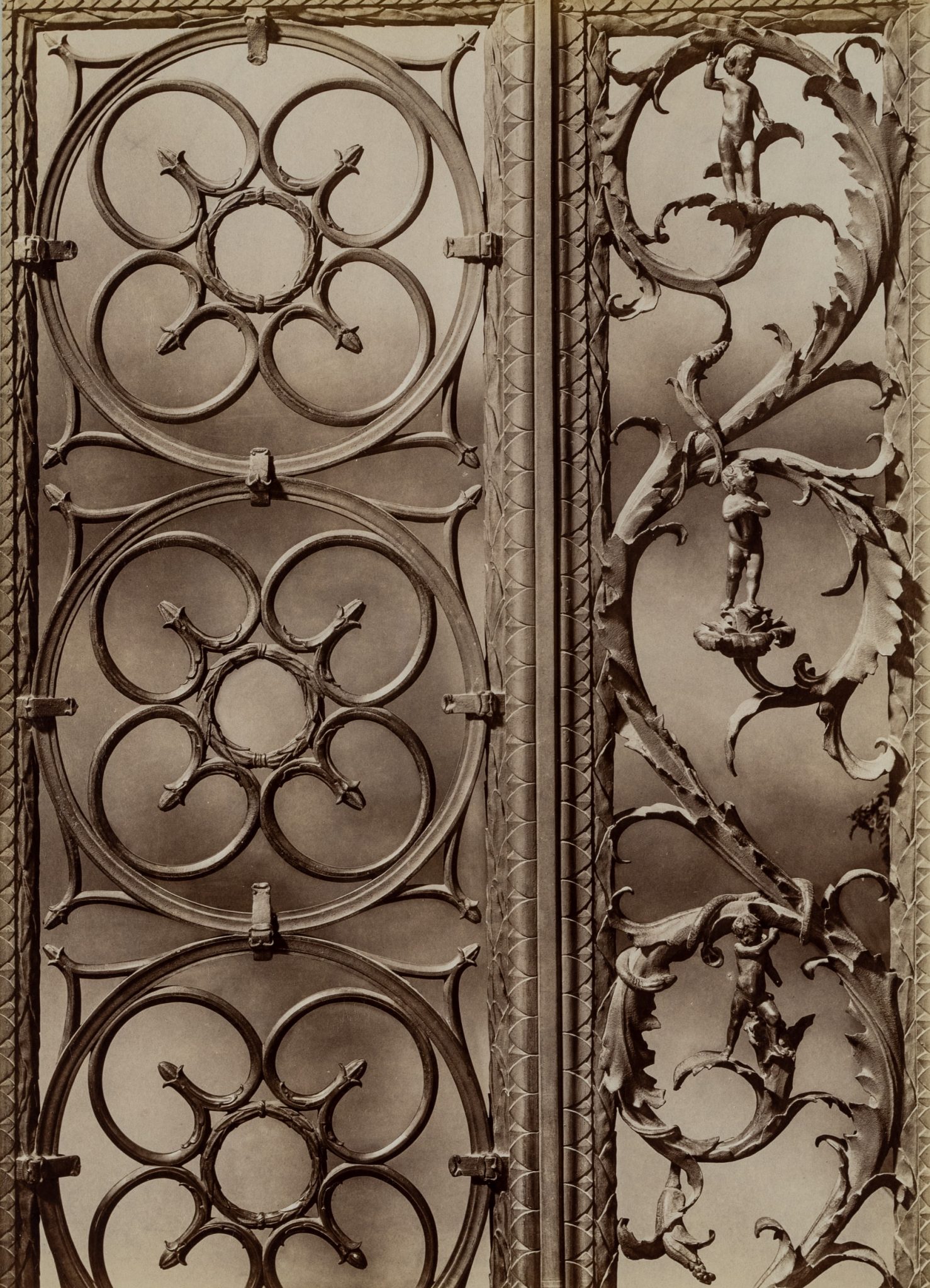 Detail eines Gitters im Dom zu Prato