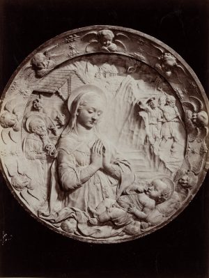 Relief-Tondo, Anbetung, Florenz