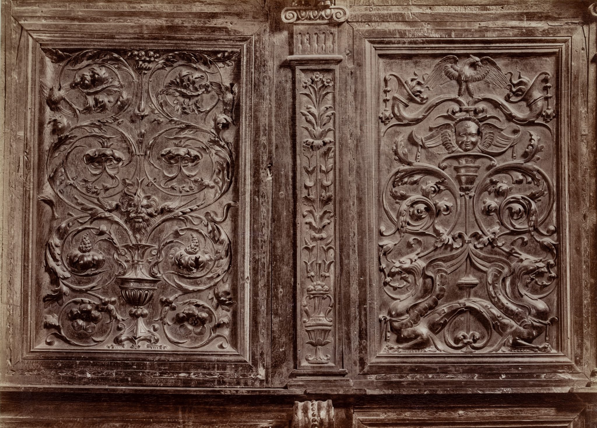 Schnitzwerk, Chrogestühl, Dom zu Assisi
