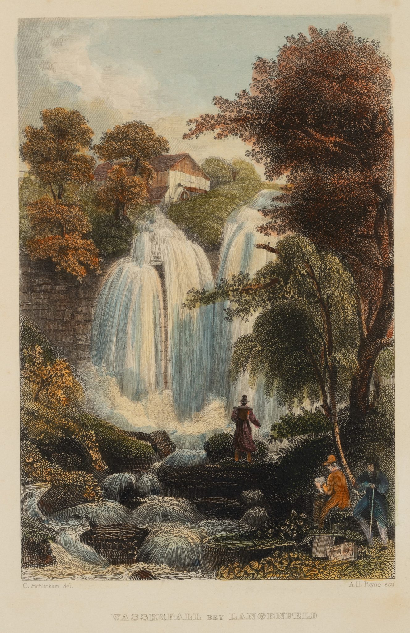 Wasserfall bei Langenfeld