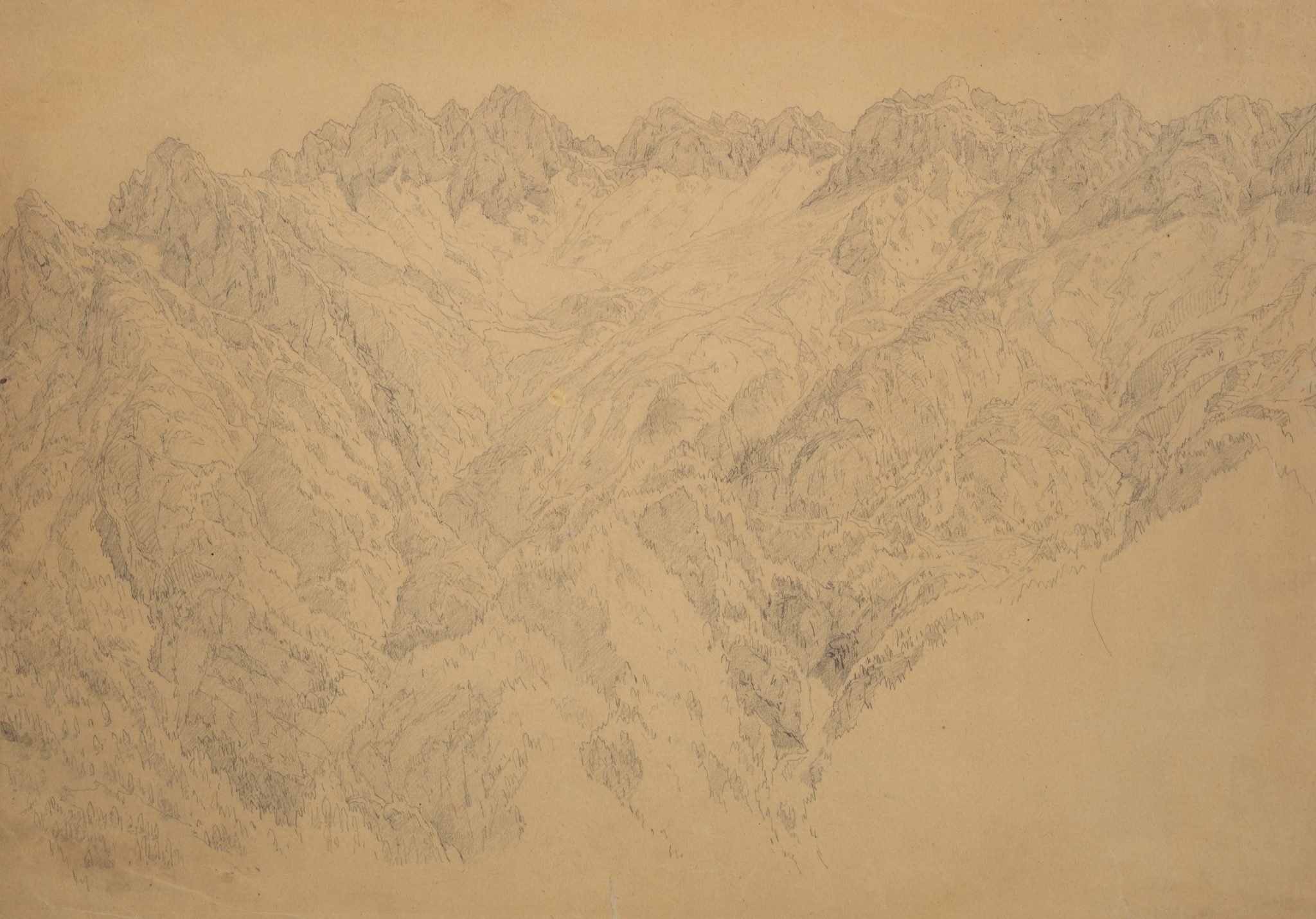 Unberührte Gebirgslandschaft