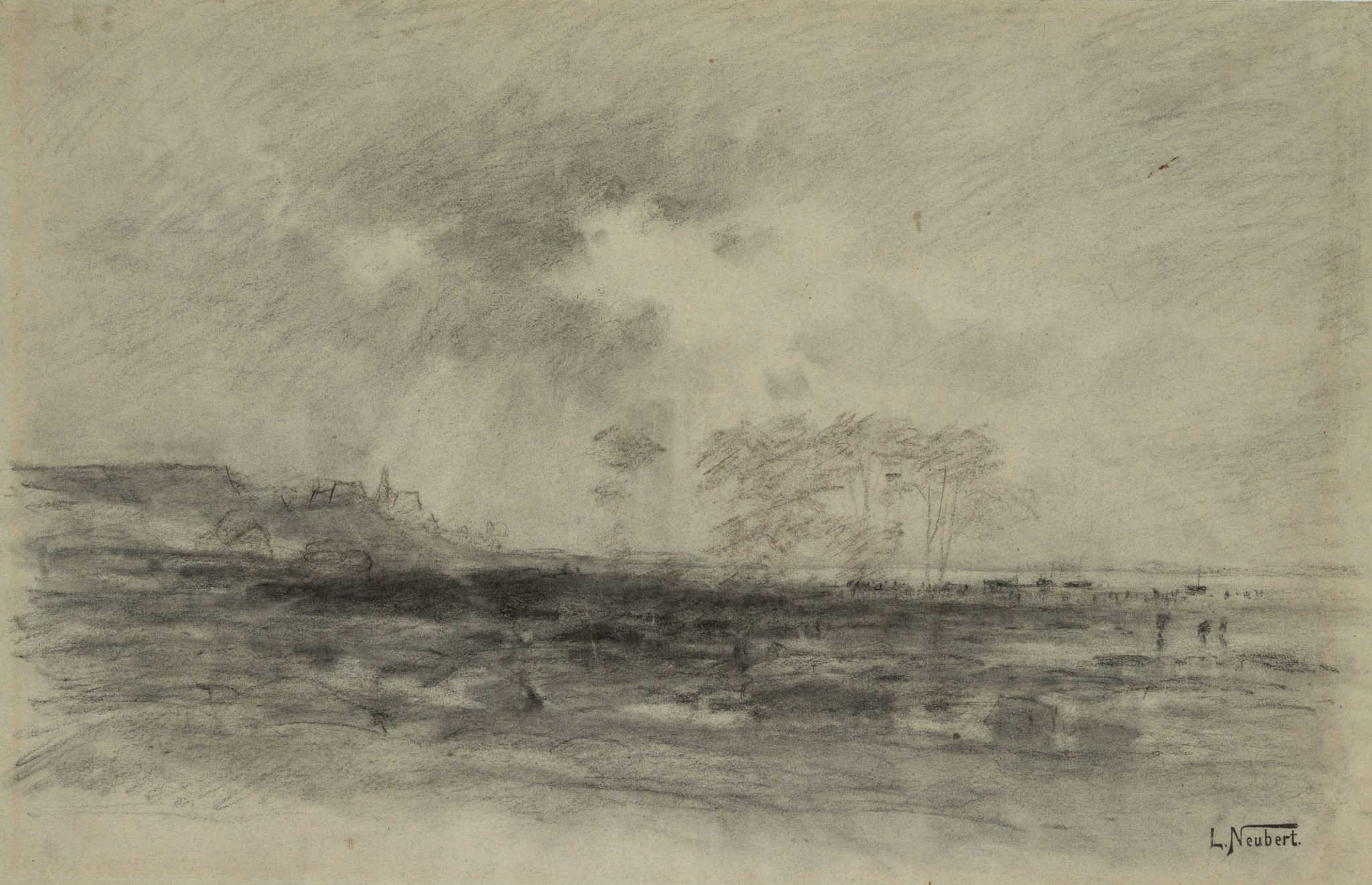 Strandlandschaft mit Watt