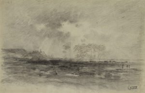 Strandlandschaft mit Watt