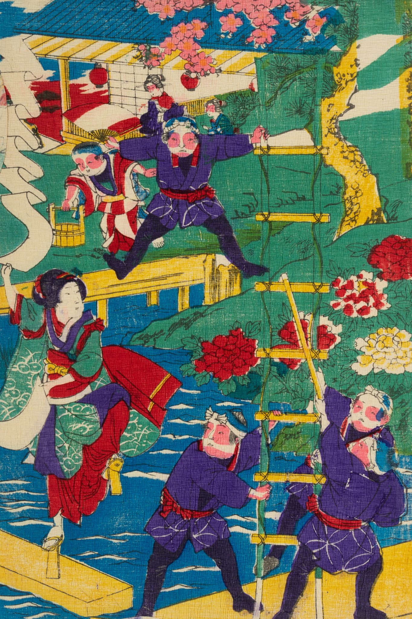 Asiatische Szenen. Flucht einer Dame