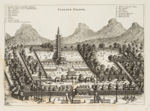 "Paolinx Pagode", Porzellan Pagode, Nanjing