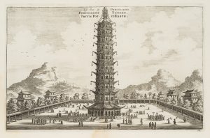 Ansicht der Porzellanpagode, Nanjing