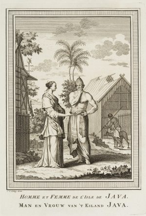 Mann und Frau der Insel Java