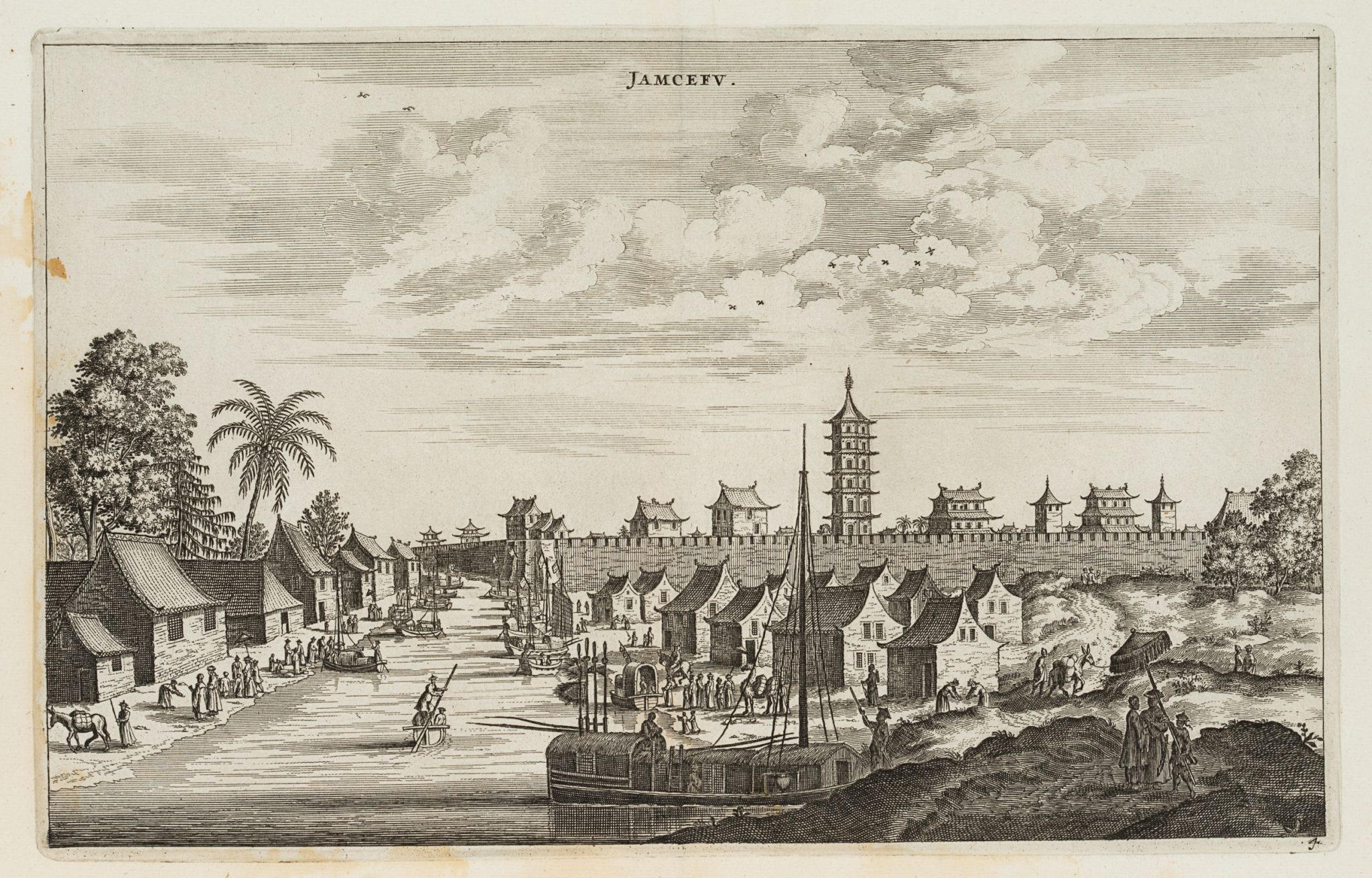 Stadtansicht von Jamcefv , China