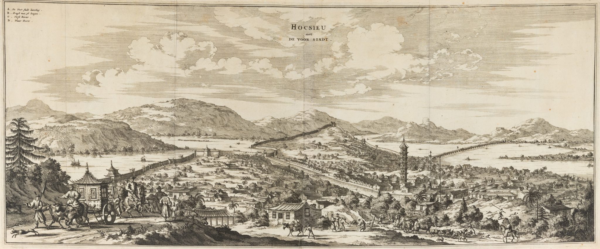 Panorama von Hocsieu (Fuzhou), China