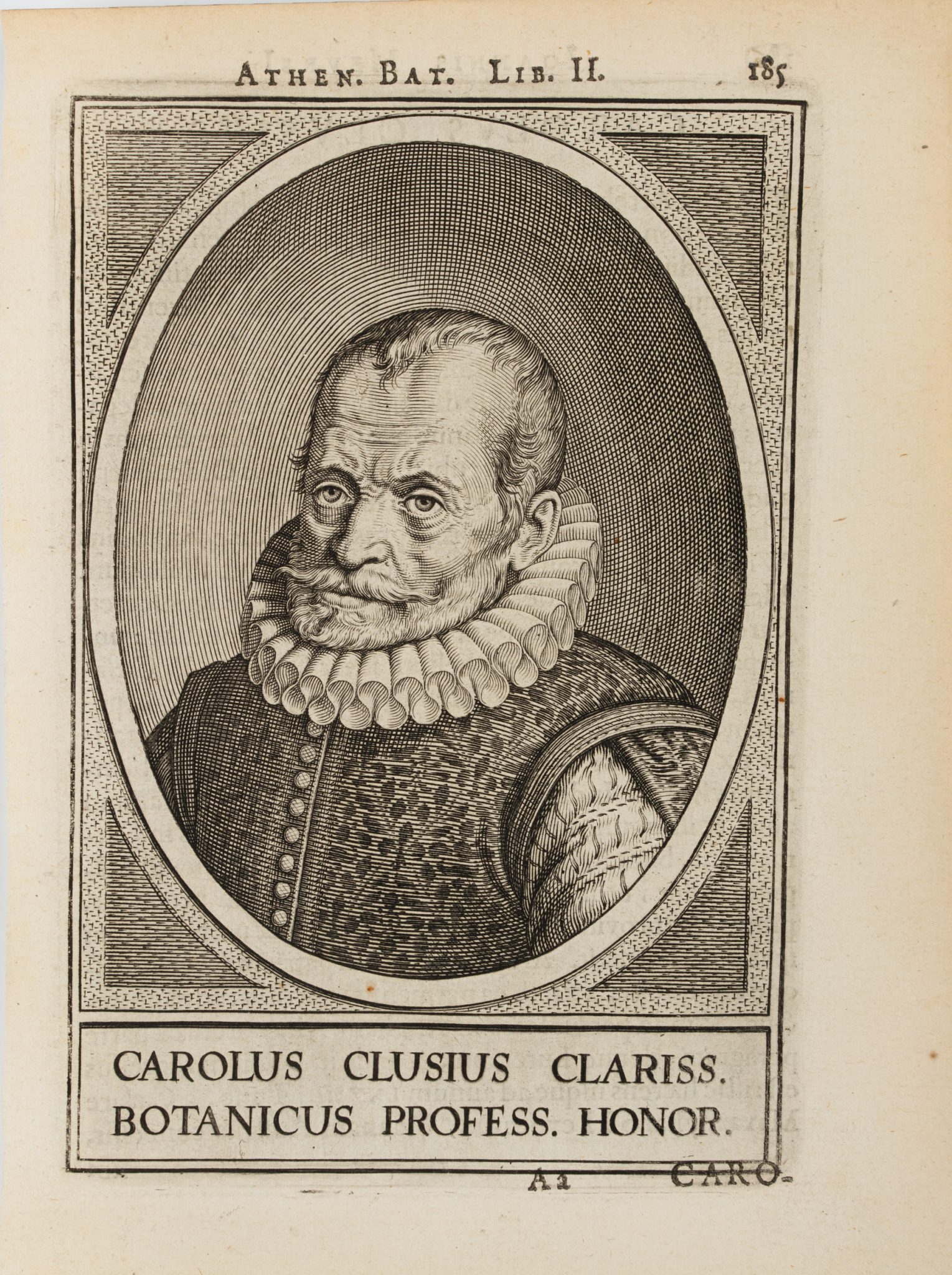 Portrait des Carolus Clusius