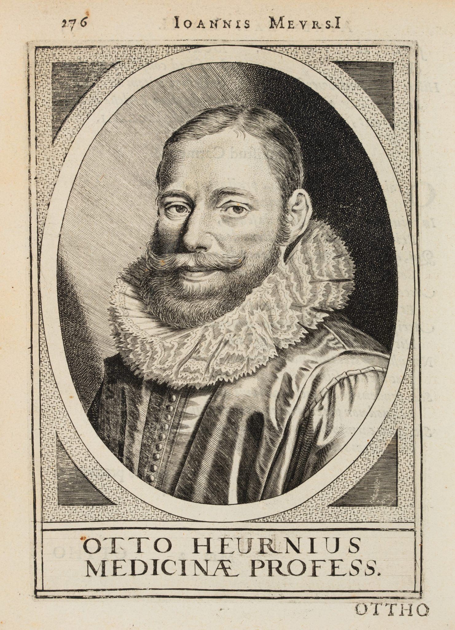Portrait des Otto Heurnius