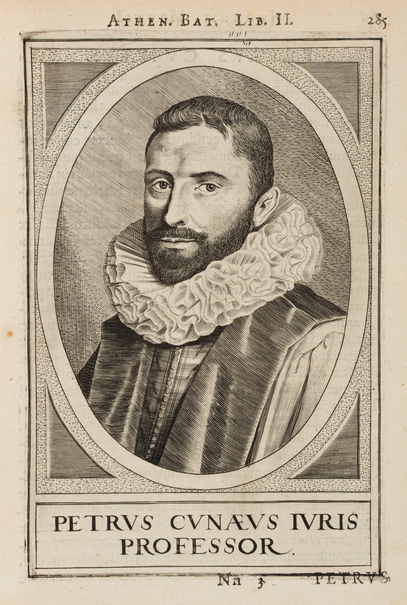 Portrait des Petrus Cunaeus