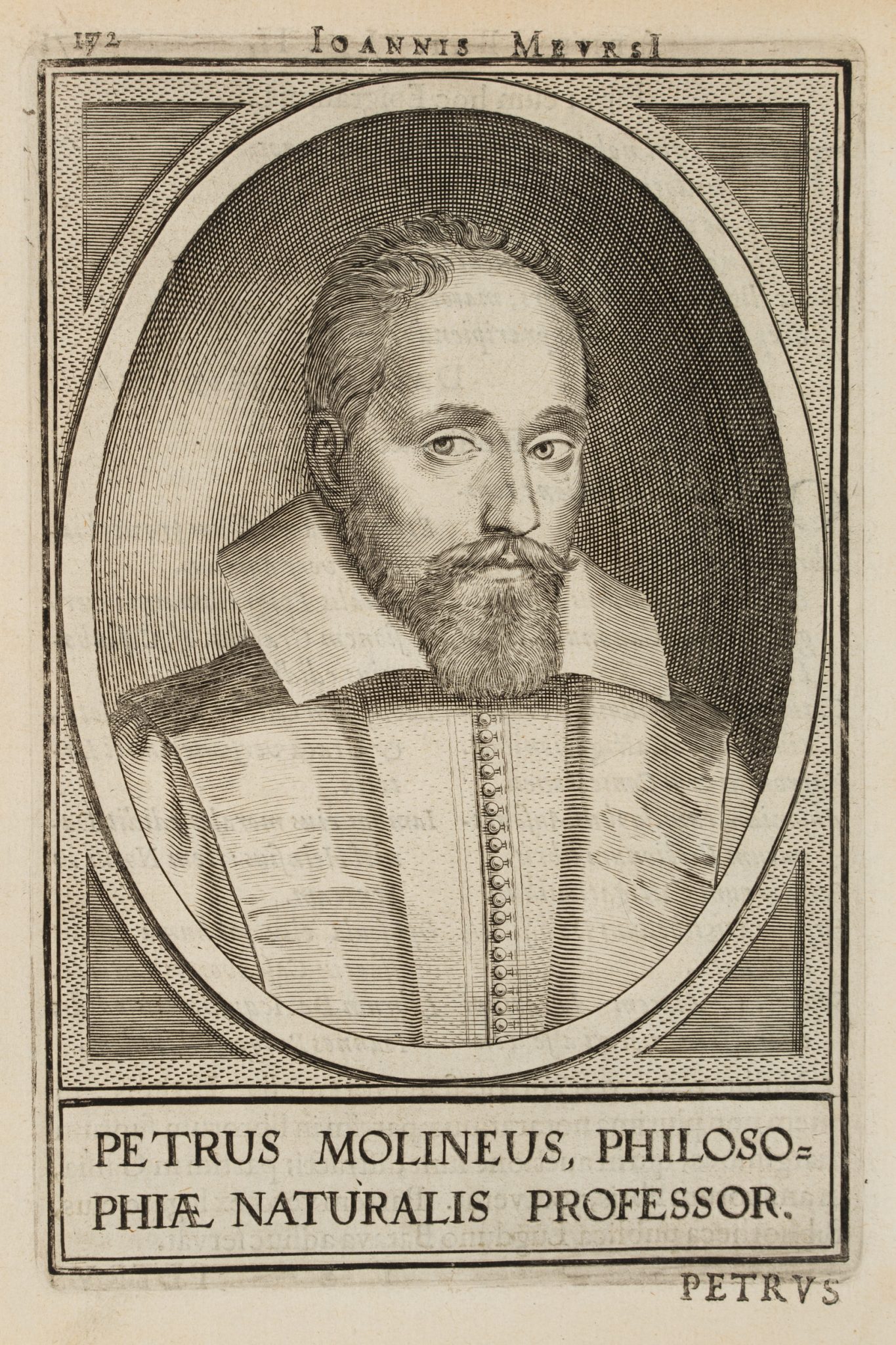 Portrait des Petrus Molineus