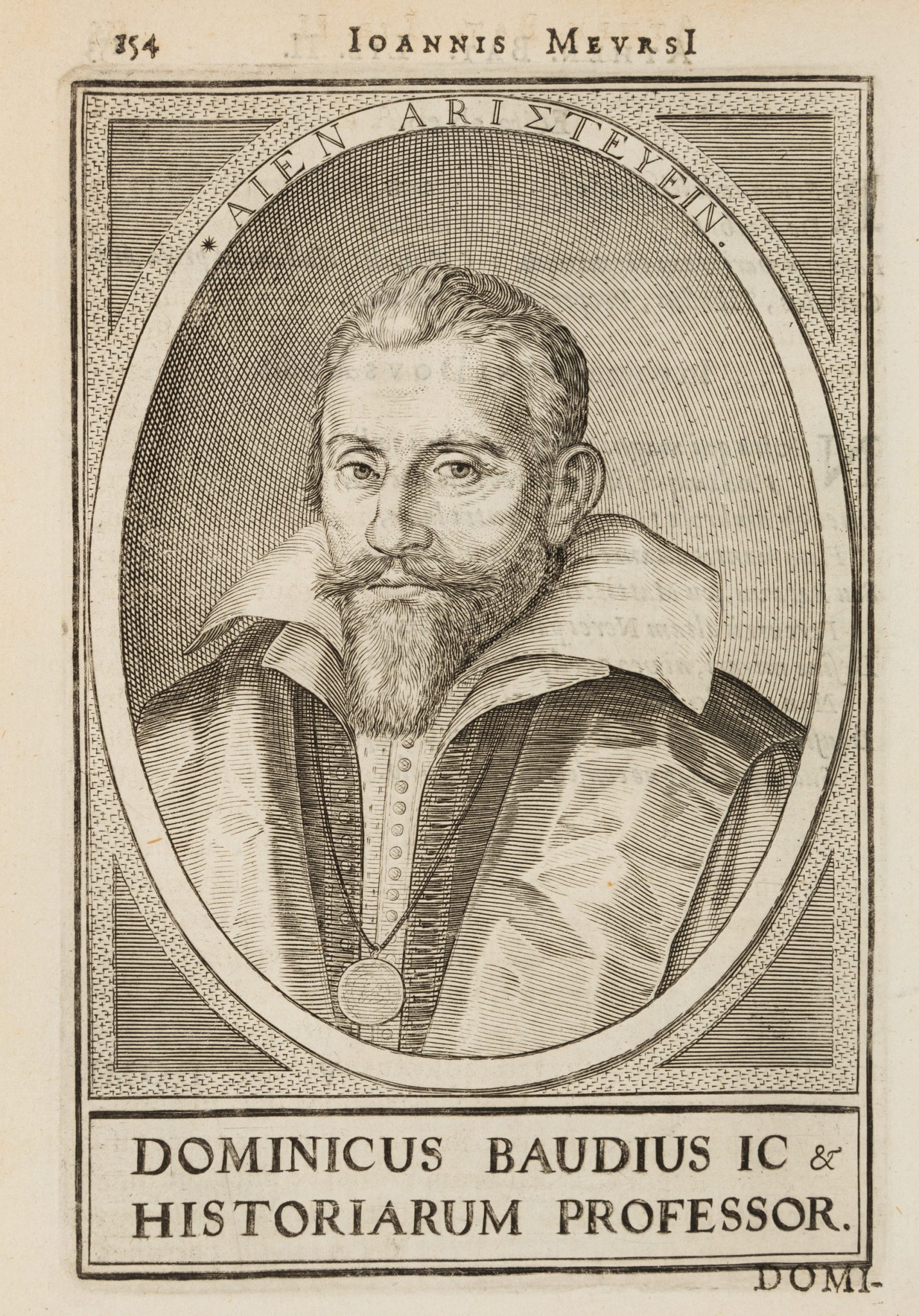 Portrait des Dominicus Baudius
