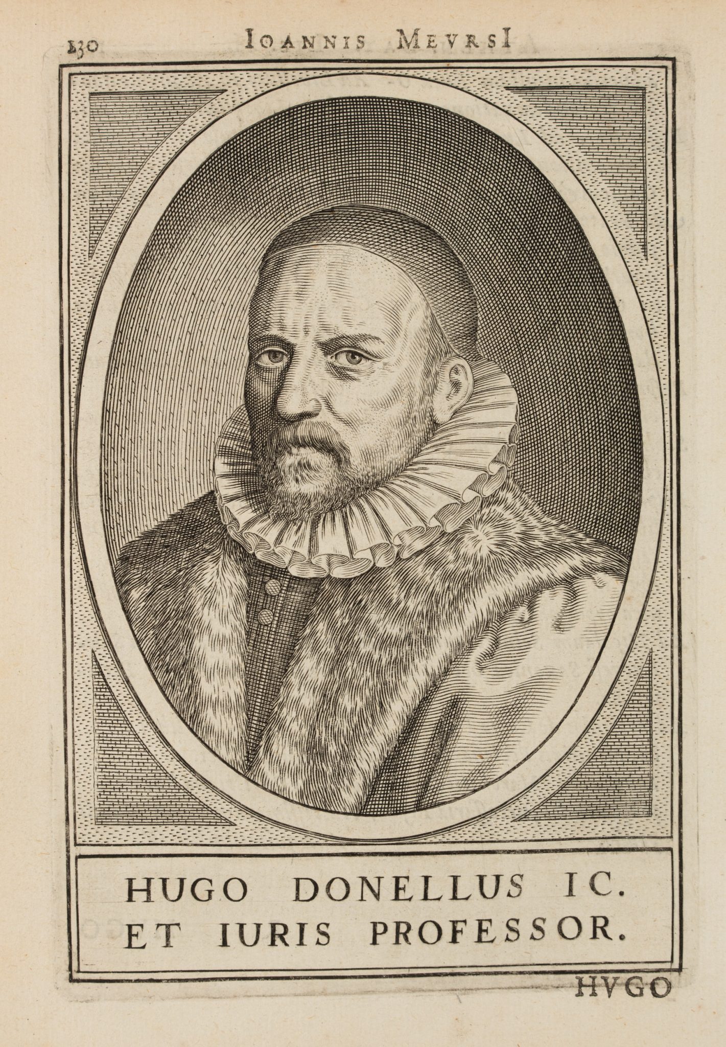 Portrait des Hugo Donellus