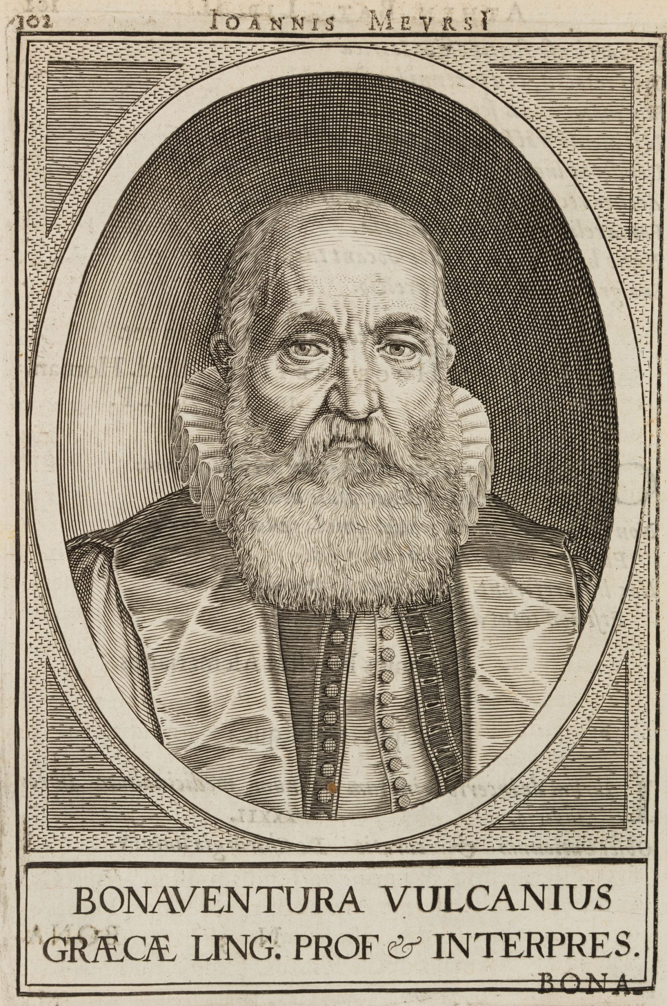 Portrait des Bonaventura Vulcanius