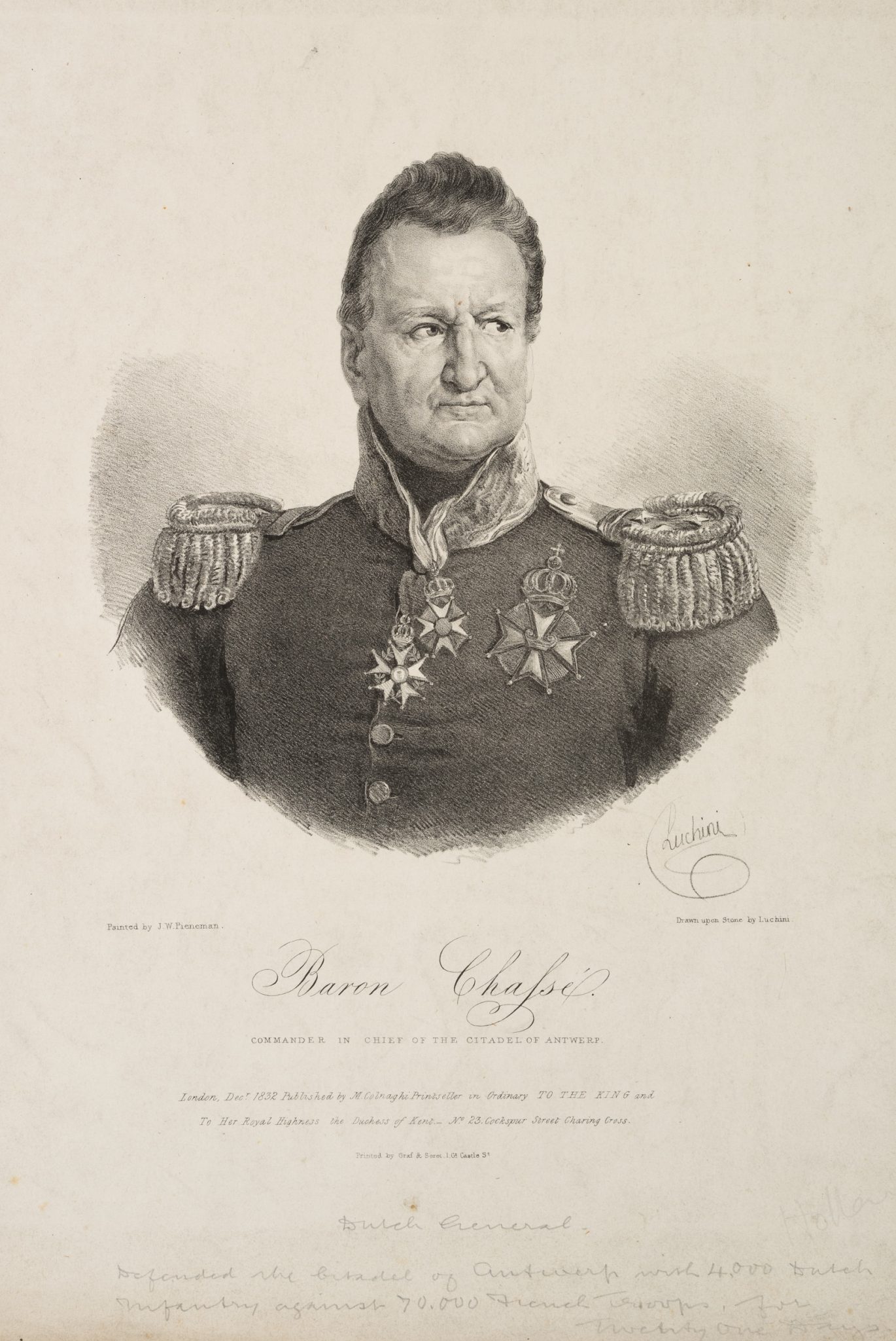 Portrait des Baron Chassé