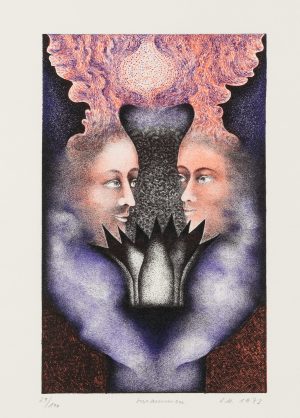 "Zusammen" Surrealistische Doppelfigur