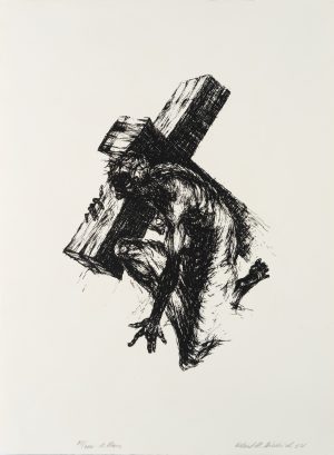 "1. Sturz", Kreuztragender. Leid Christi