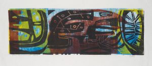 "Abendlandschaft", Abstrakte Komposition
