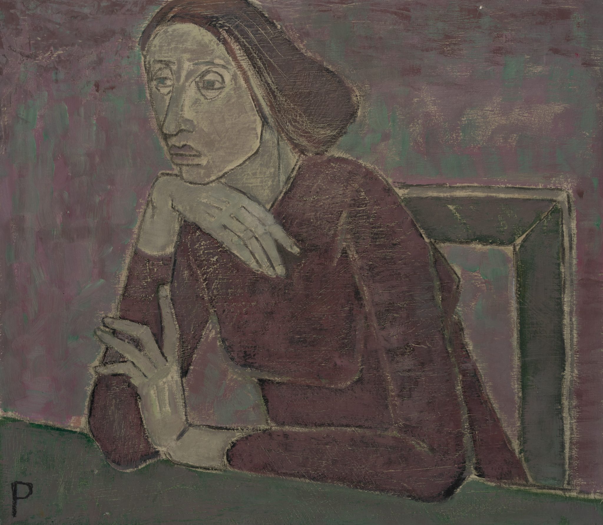 Ausdrucksstarkes Portrait einer Frau