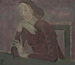Ausdrucksstarkes Portrait einer Frau