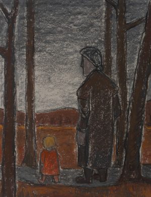 Waldspaziergang mit Enkel
