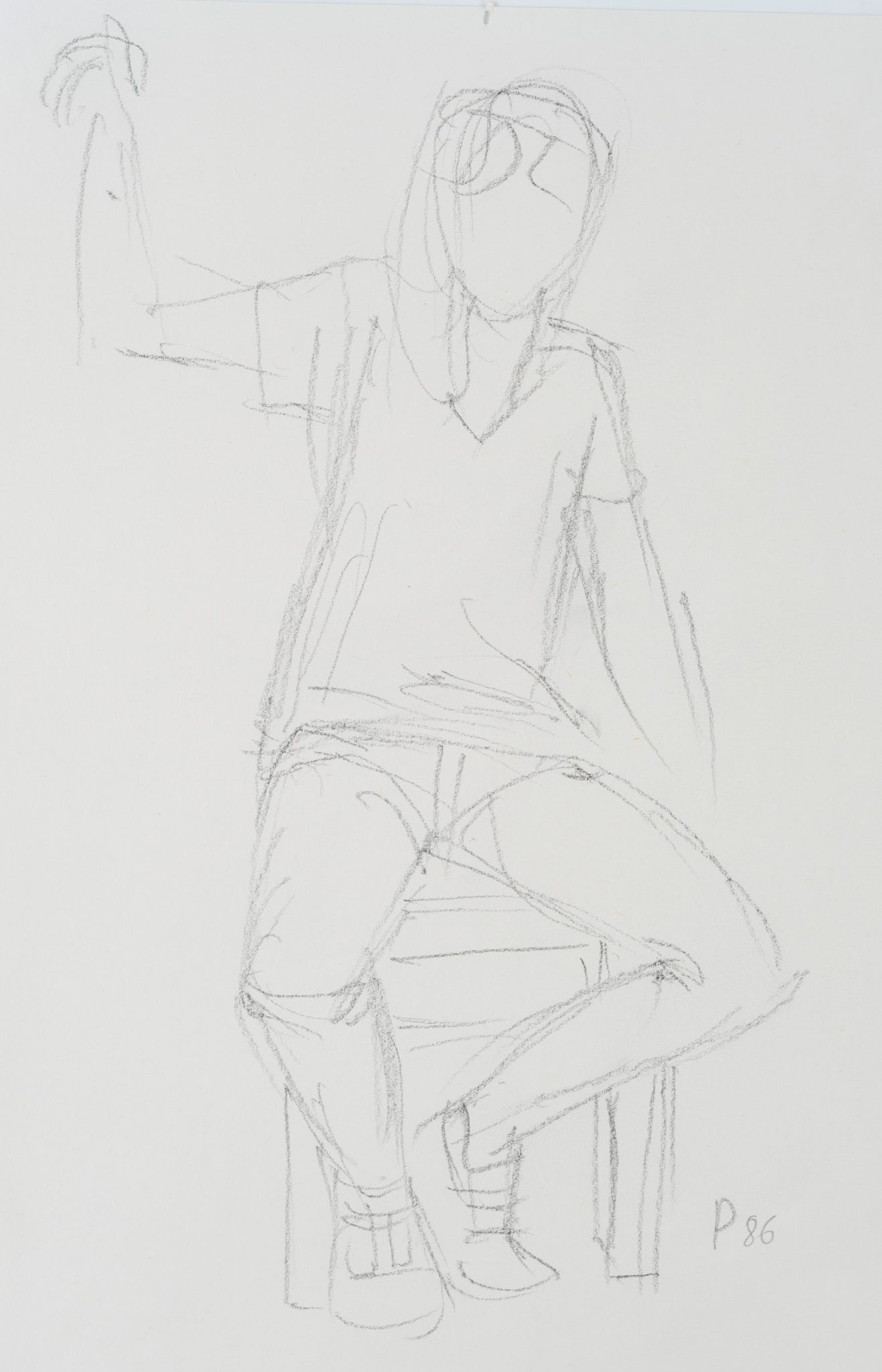 Figurenstudie, ganzfigurig, frontal