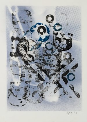 Experiment mit Technik, Formen und Farben