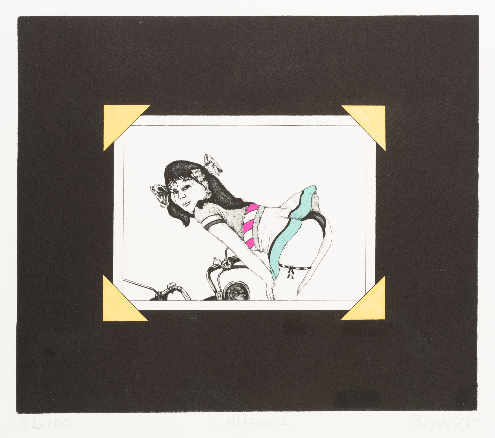 "Album I", Gepinntes Bild eines Pin Up Girls