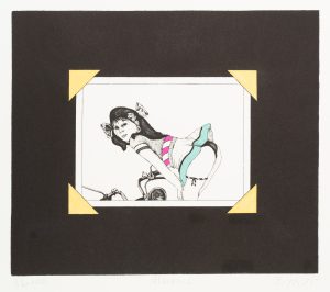 "Album I", Gepinntes Bild eines Pin Up Girls