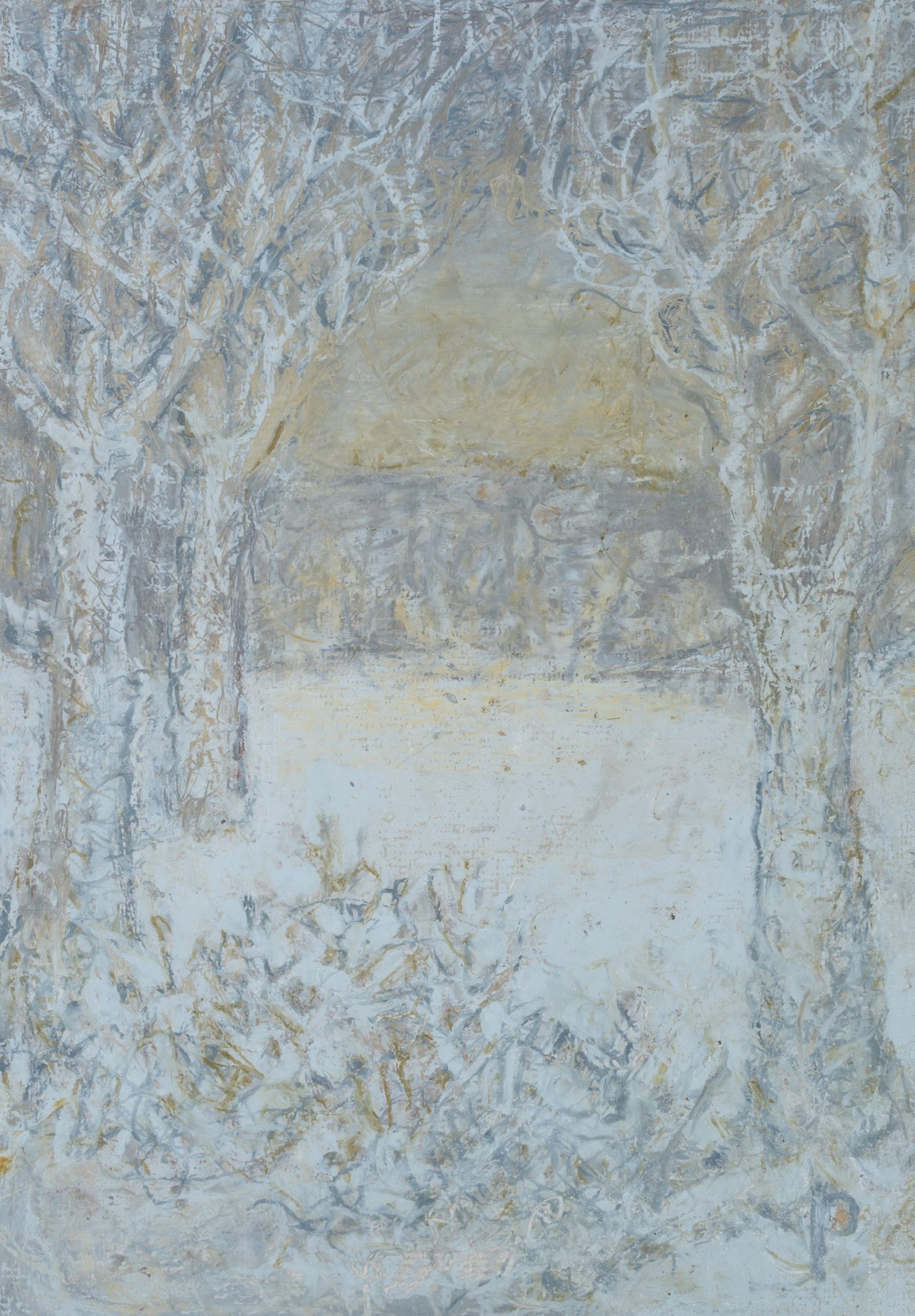 Winterlandschaft mit Bäumen