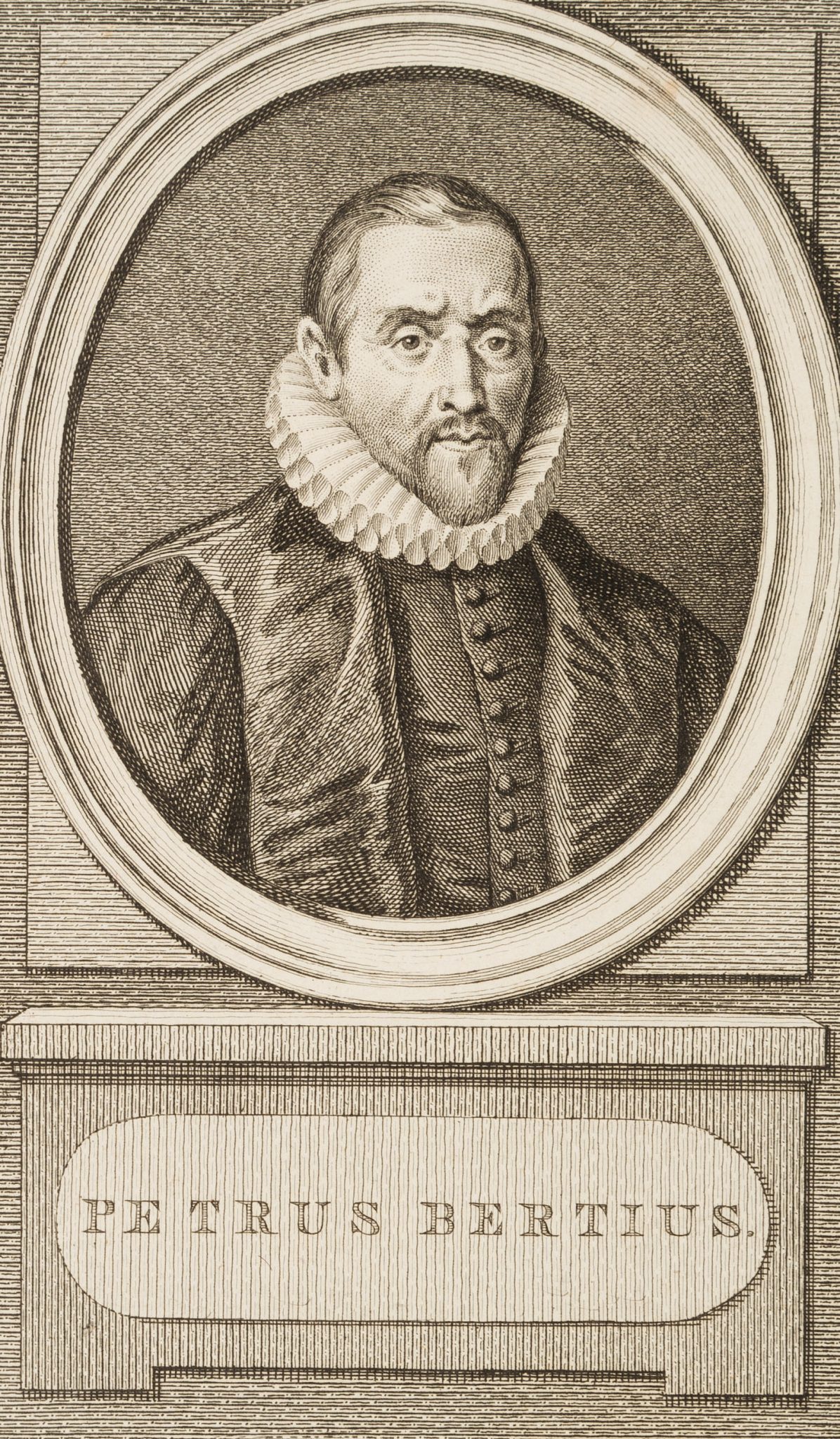 Portrait des Kartographen Petrus Bertius