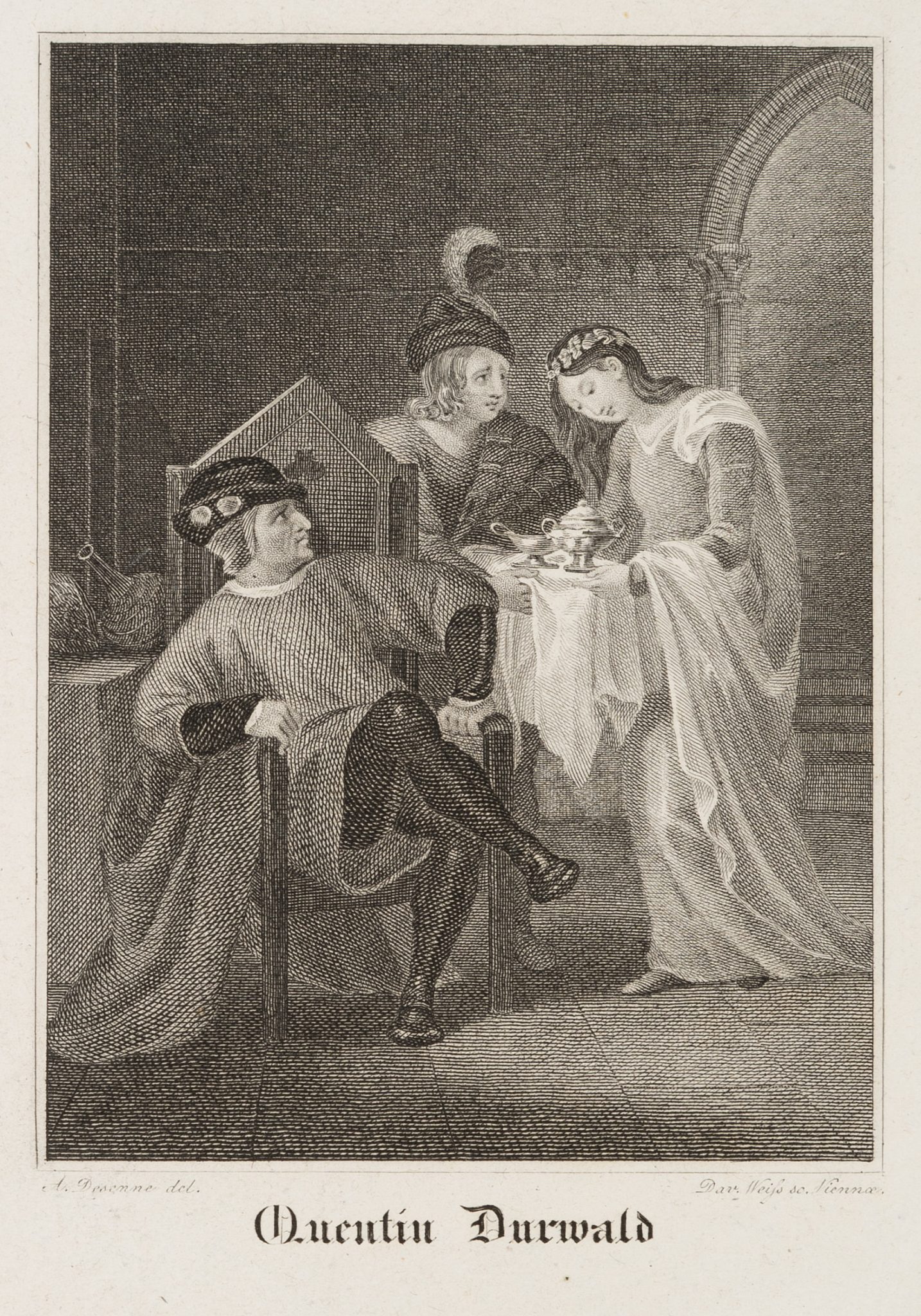 Literarische Illustration zu Quentin Durwald
