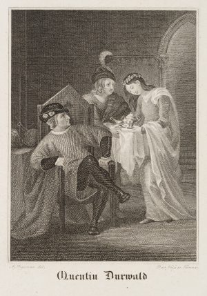 Literarische Illustration zu Quentin Durwald