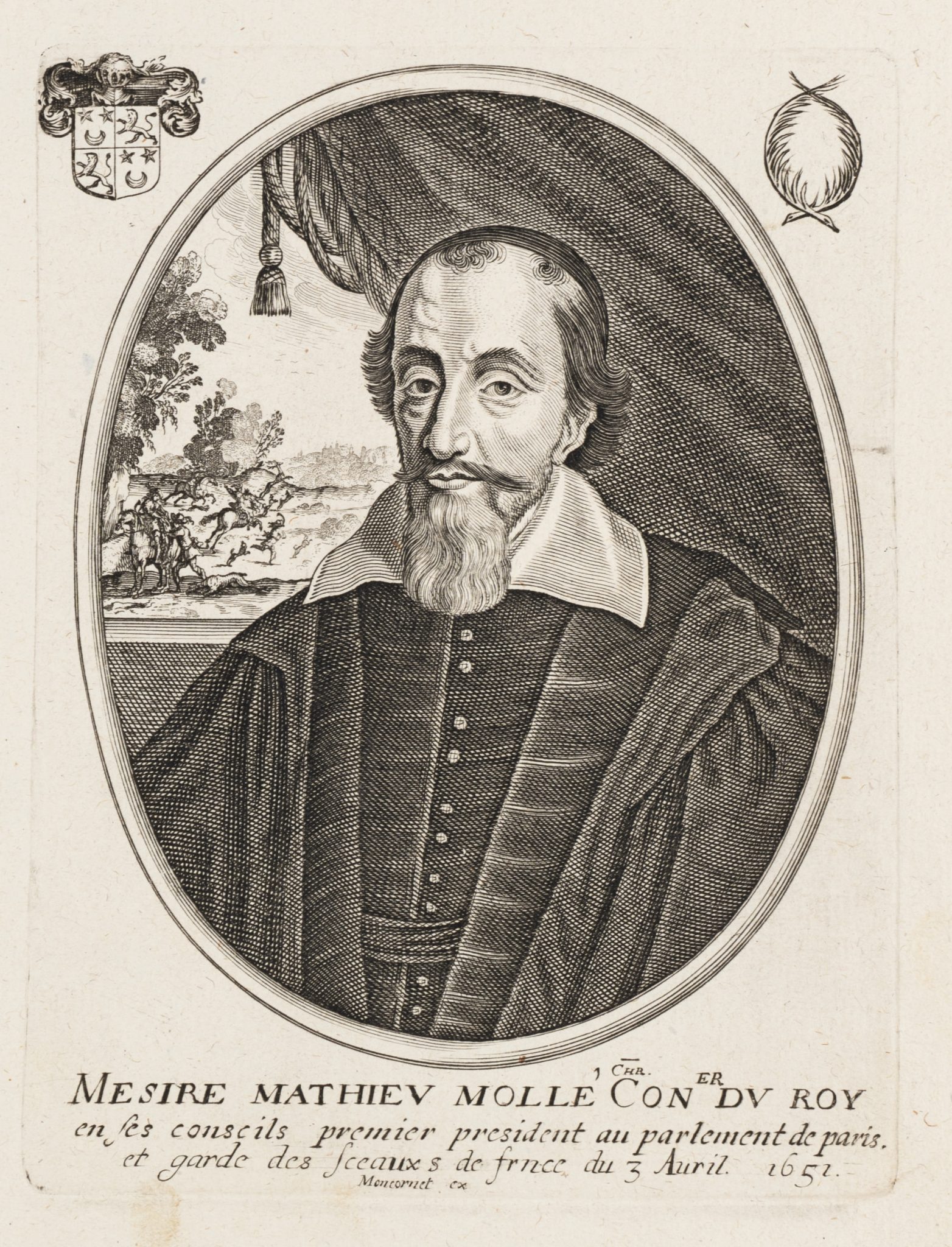Portrait des Franzosen Mathieu Molé
