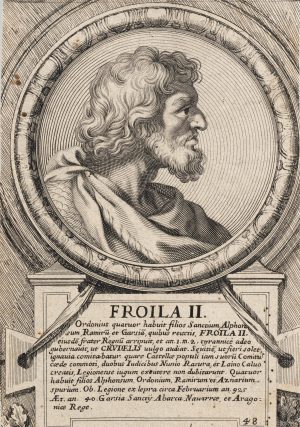 Portrait des Königs Fruela II.