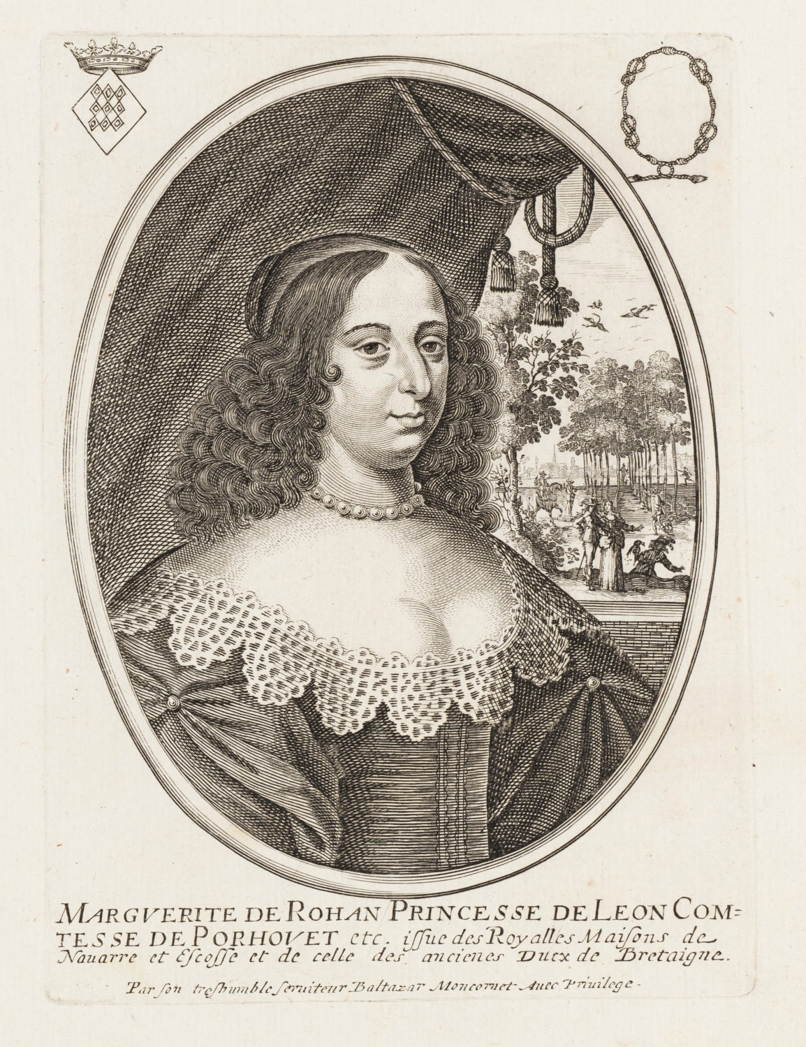 Portrait der Marguerite de Rohan