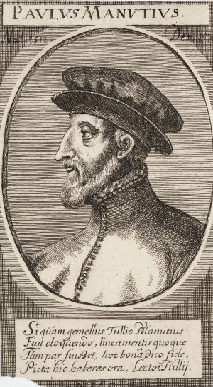 Verleger Paulus Manutius