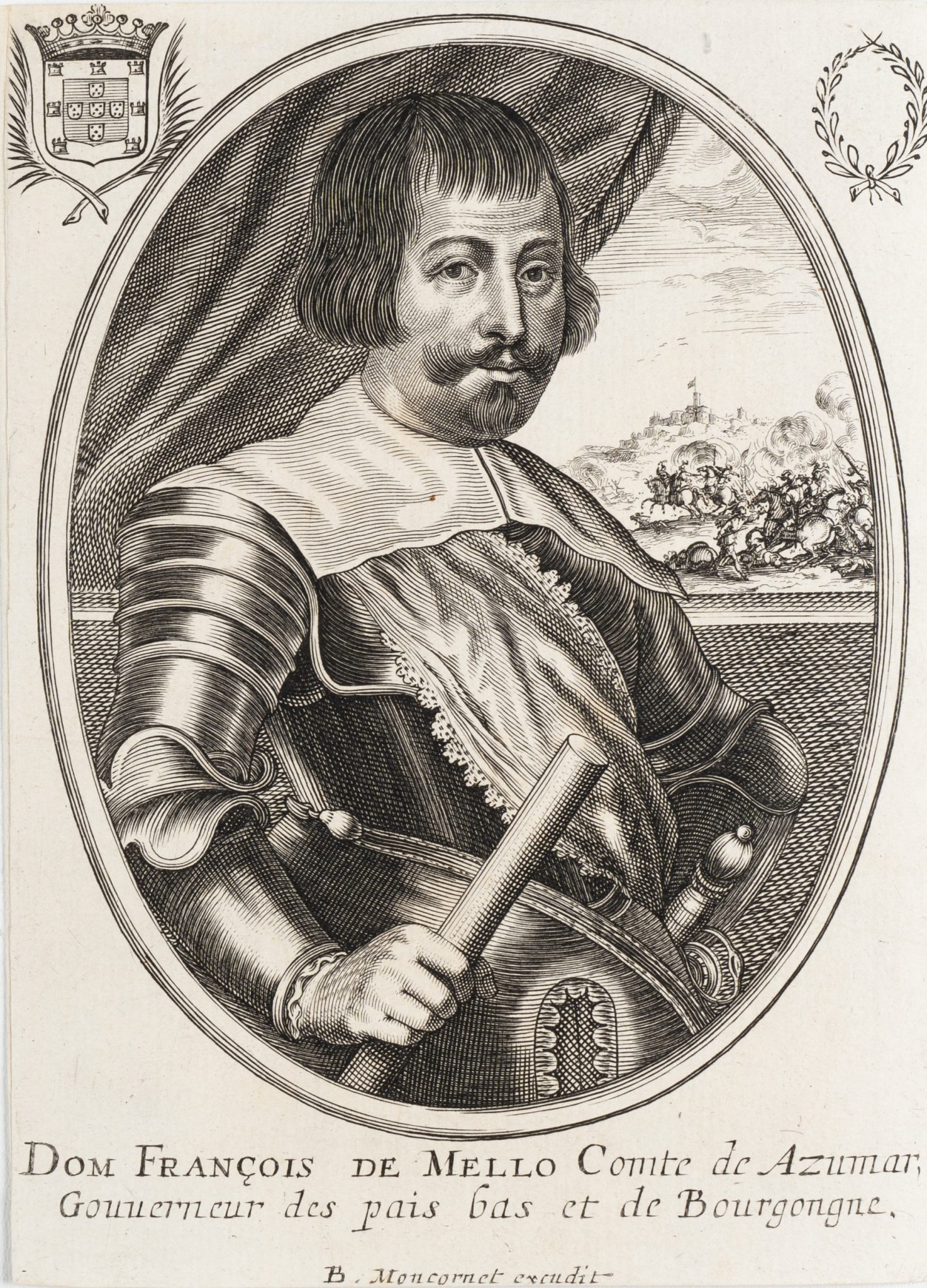 Francisco Manuel de Melo in Rüstung