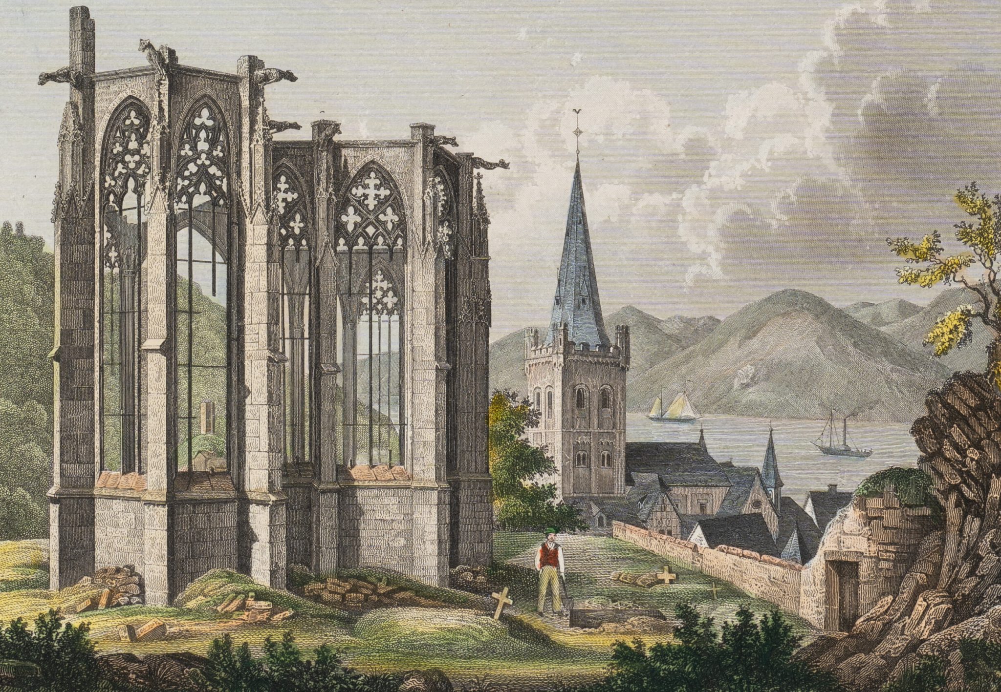 Ruine Wernerskirche bei Bacharach