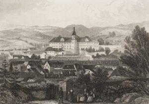 Romantische Stadtansicht Schmalkaldens
