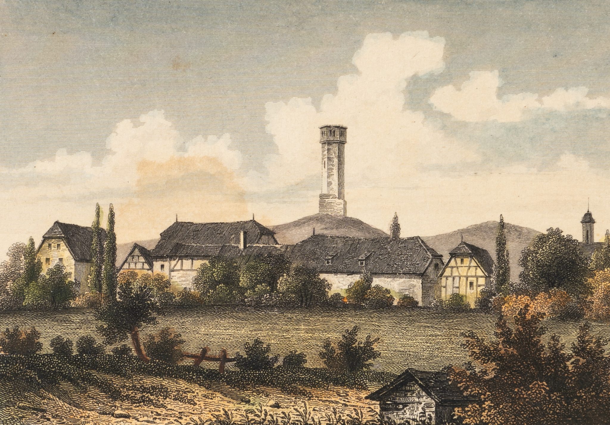 Burg mit Turm