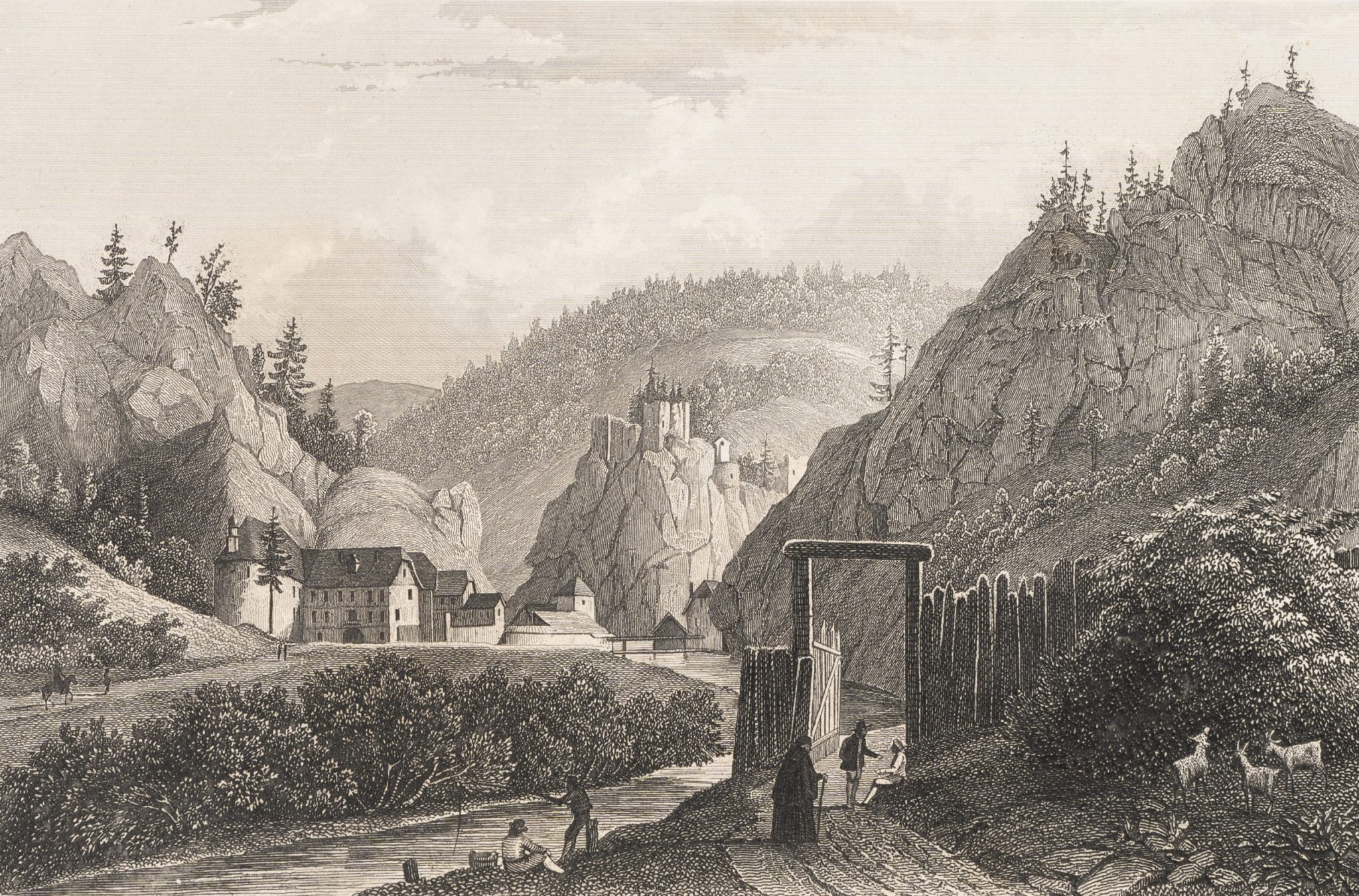 Tor im Bergtal