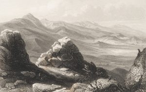 Berglandschaft mit Felsen