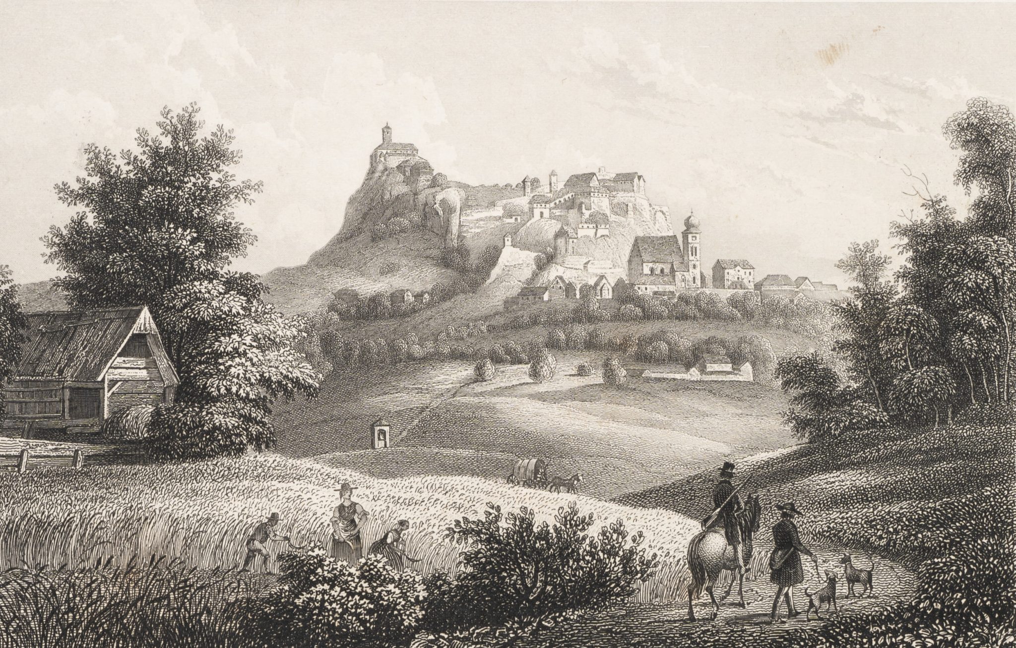 Landschaft mit Riegersburg