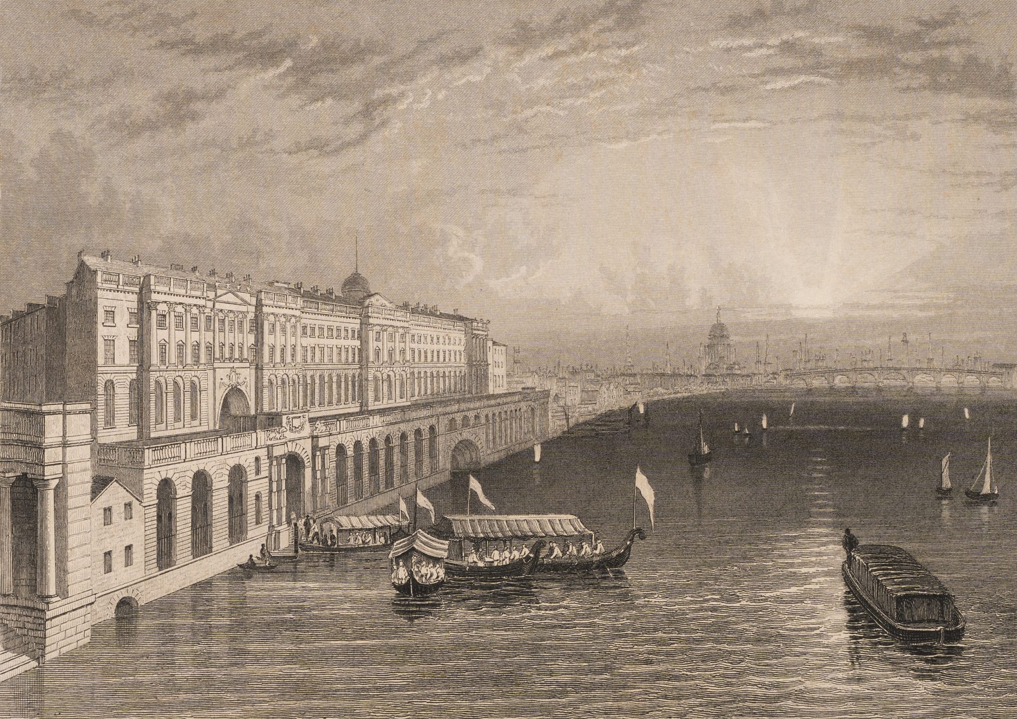 Somerset House und Themse