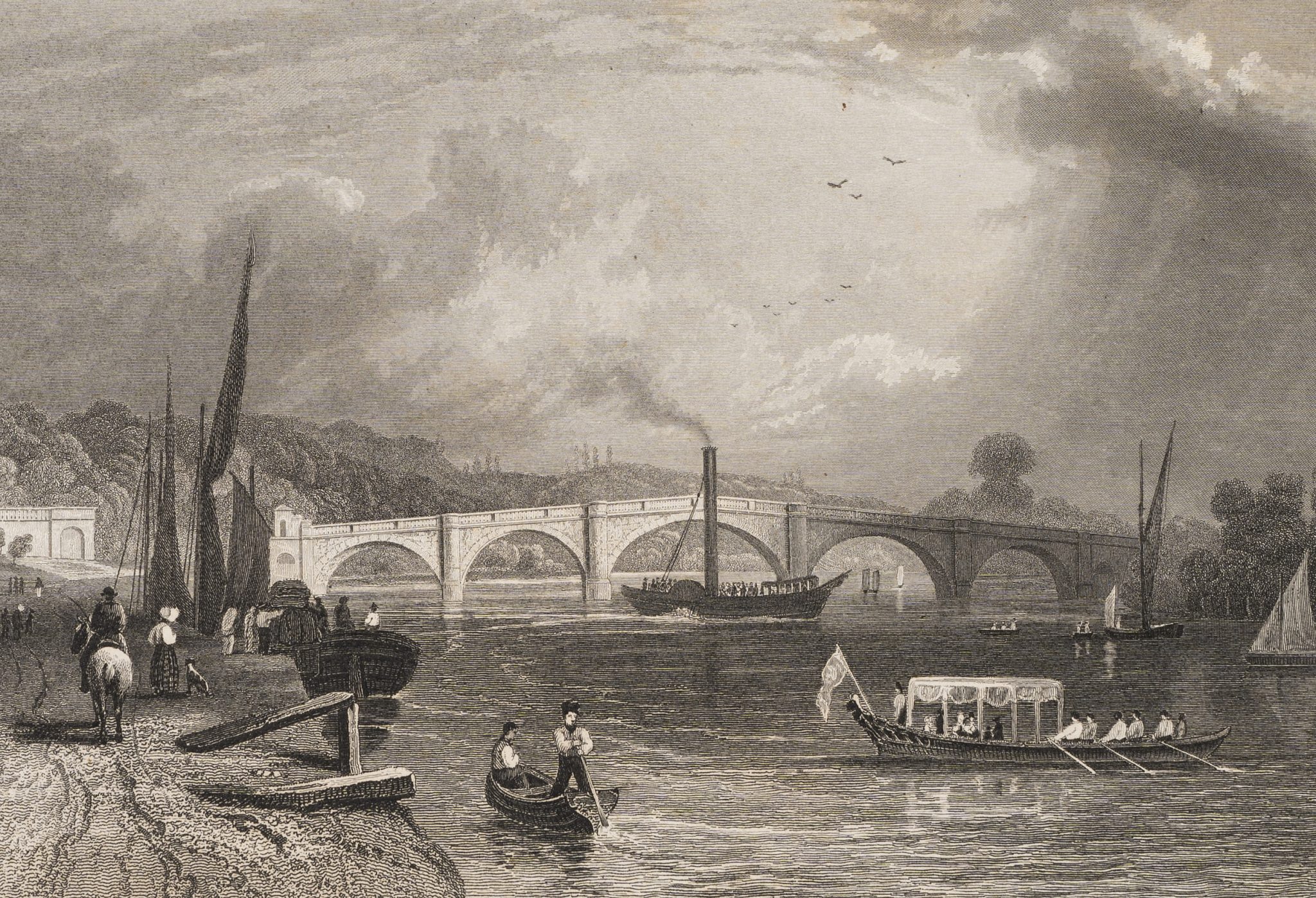 Flusslandschaft bei Richmond Brücke