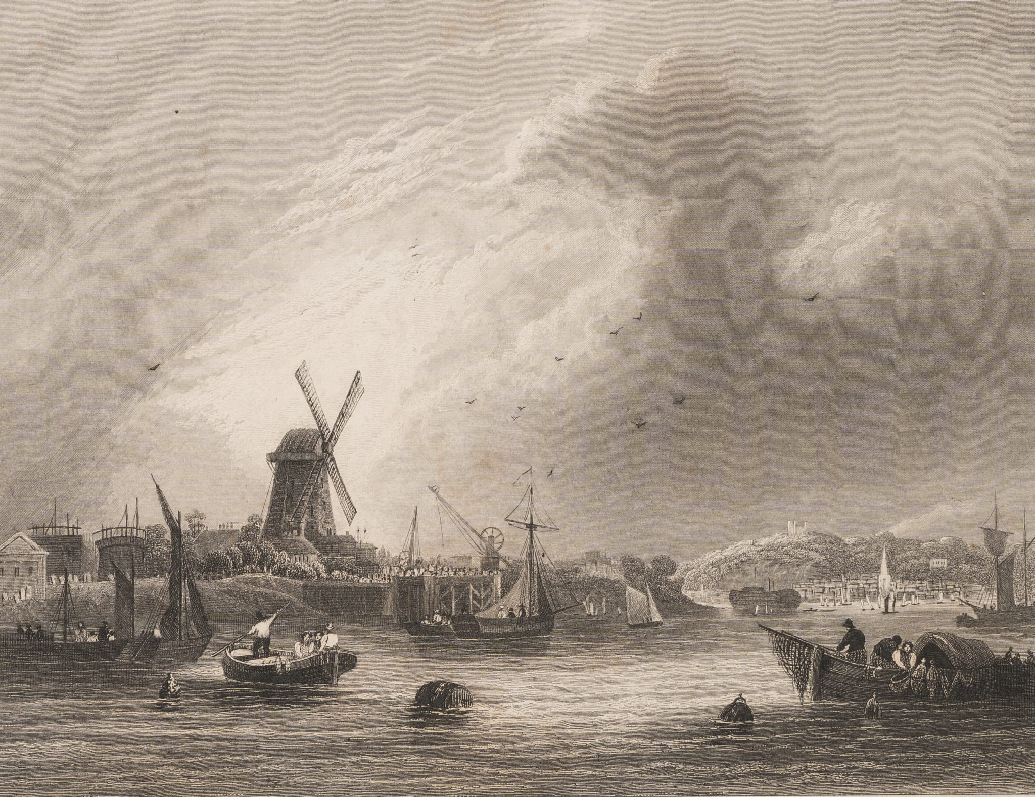 Hafenansicht von Greenwich