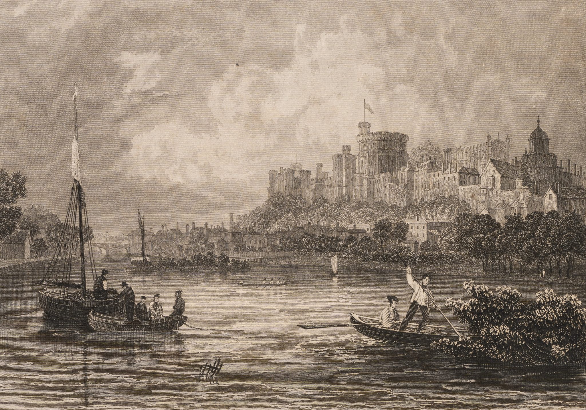 Windsor Castle am Fluss